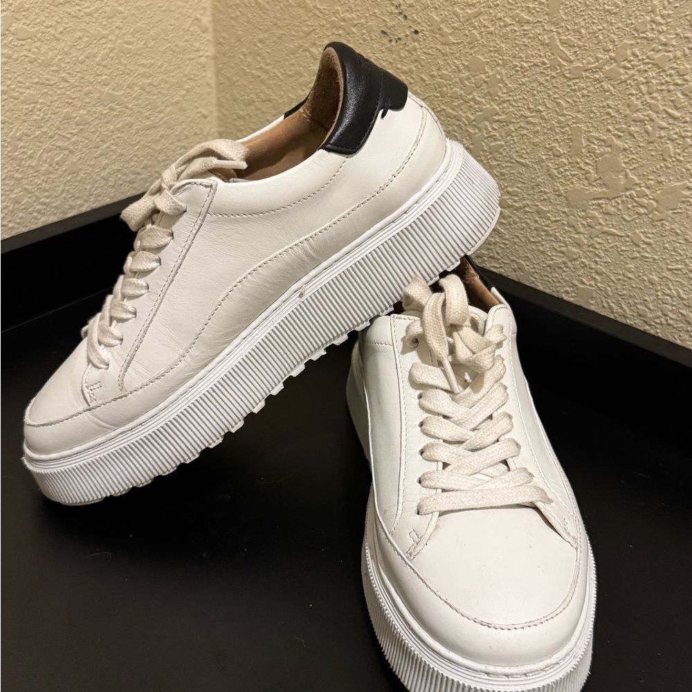 Koio Women's Mira Platform Leather Sneakers